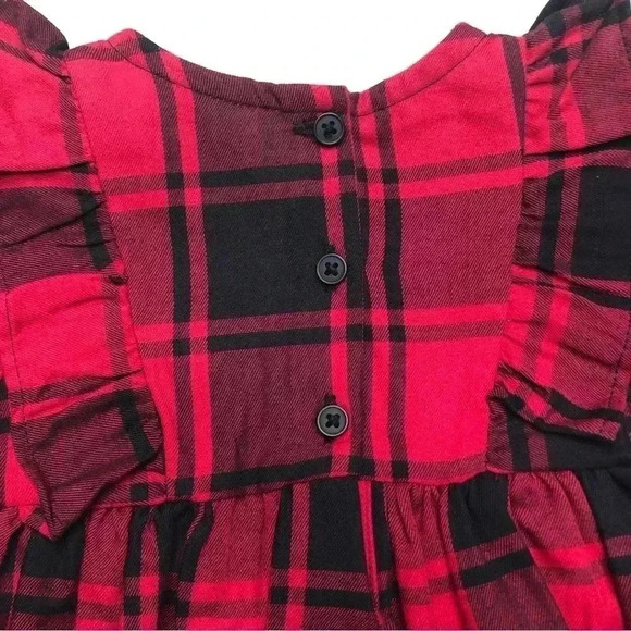 The  Children’s Place Dress Red & Black Plaid New With Tags 3-6 Months - Picture 16 of 16